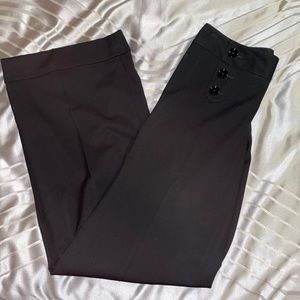 Express Design Studio black wide leg dress work pants